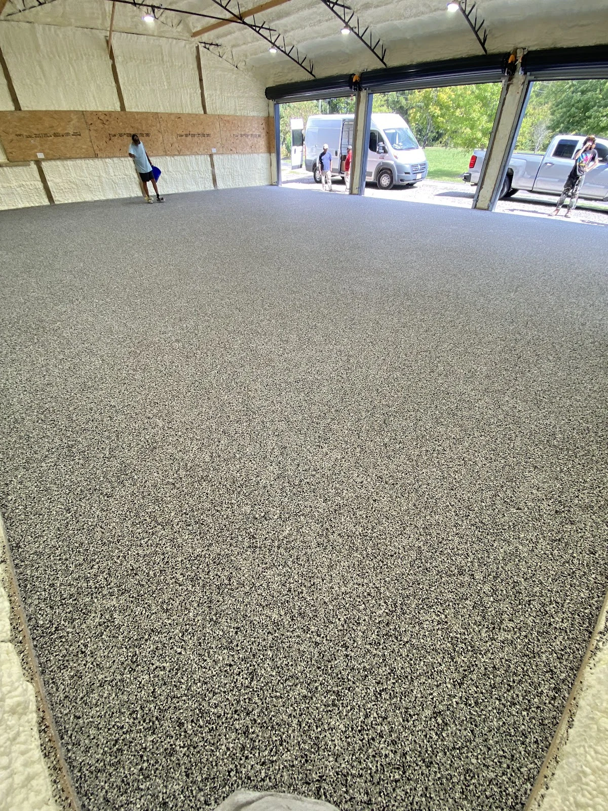 On-site work for at Professional flooring & Restoration